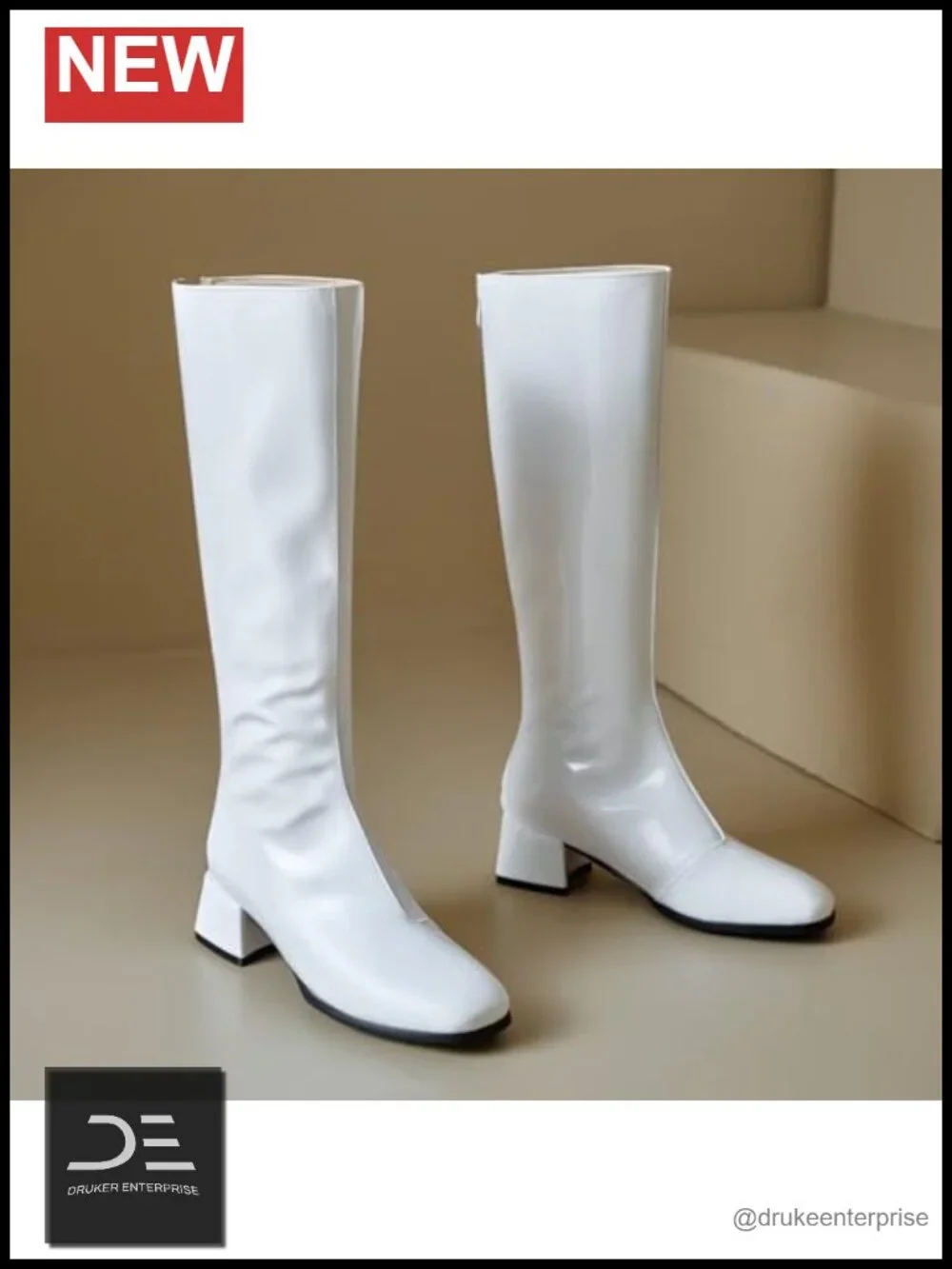 Women's Over Knee High Boots Chunky Low Heel Square Toe Tall Fall Winter Long